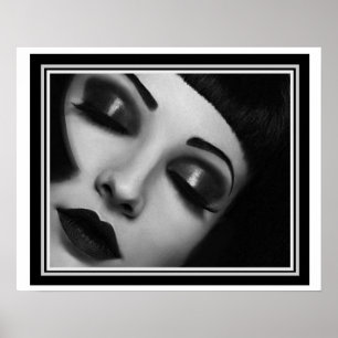 Art Deco "Glamor Girl" Poster 16 x 20