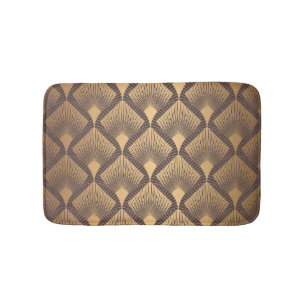 Art Deco Glamor: Golden Scales. Badrumsmatta