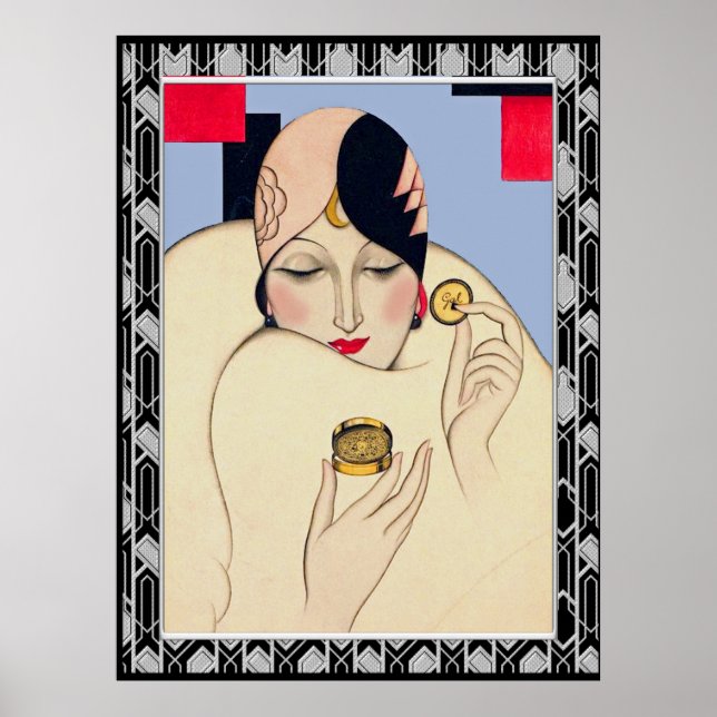 Art Deco Glamor Poster (Framsidan)