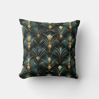 Art Deco Glamor Velvet Pillow Kudde