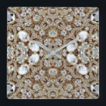 Art Deco Glamoral Vintage Mode Beige Guld Fyrkantig Klocka<br><div class="desc">Dekorationerna i Art Deco Glamous Vintage Mode Beige Guld simuleras i teckningen. 
Ingen strass kommer att användas under tillverkningen av denna produkt.</div>