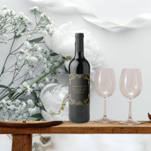 Art Deco Glamous Guld på Black