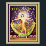 Art Deco "Glorifying the Dance" Poster 16 x 20<br><div class="desc">Vintage Art Deco-täckning för Dance-tidskriften "Glorifying the Dance" Poster åtgärderna 16 x 20</div>