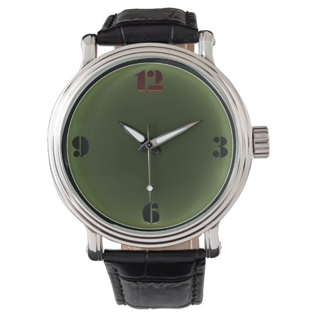 Art Deco Glow Manar Watch Armbandsur (Framsida)