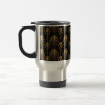 Art Deco Gold Pattern — Elegant Vintage Geometric
