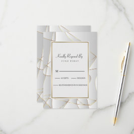 Art Deco Golden Linjer OSA Kort