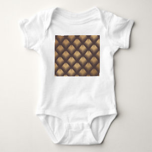 Art Deco Golden: Minimalistiskt sömlöst T Shirt