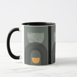 ART DECO GRÅ STYLING MUG MUGG