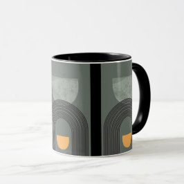 ART DECO GRÅ STYLING MUG MUGG