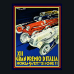 Art Deco Gran Premio D'Italia Poster 12 x 16<br><div class="desc">Färgkonst Deco Poster XII Gran Premio D'Italia</div>