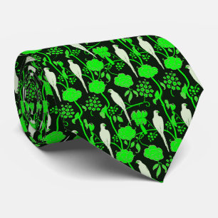 ART DECO GRÖNT FLOWERS,VITA DELAR PÅ SVART BLACK SLIPS