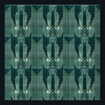 Art deco, Grönt, svart, mönster,art nouveau,vintag Fototryck<br><div class="desc">Art-deka,  Grönt,  svart,  mönster,  art nouveau,  vintage,  chic,  elegant,  retro, trending, modern, </div>