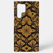 Art Deco Guld Geometrisk Samsung Galaxy Fodral