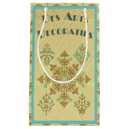 Art deco guld och teal Fransk dekorativ konst