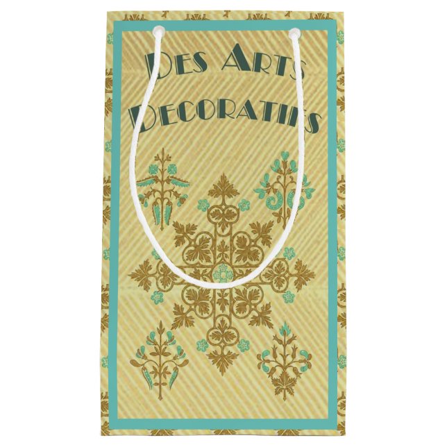 Art deco guld och teal Fransk dekorativ konst (Framsidan)