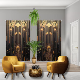 Art Deco Guld Rain, egyptisk konstinspirerad konst