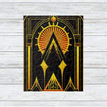 Art Deco Guld Red Black Artwork Pussel<br><div class="desc">Art Deco Jugenddons utformning är fortfarande symmetrisk ram och användan av enkla, geometriska former och rent linjer. Detta skapar en känsla av balans och harmoni i teckningarna, där varje inslag samarbetar för att skapa en sammanhängande helhet. Utgiven med den senaste tekniken är det ett modernt sätt att ta på sig...</div>