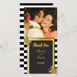 Art Deco Guld Ro, Rand Bröllop Tack