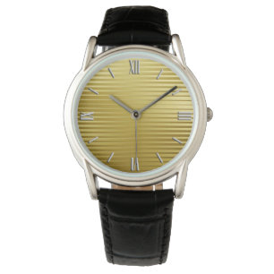 Art Deco Guld Satin Rand Armbandsur