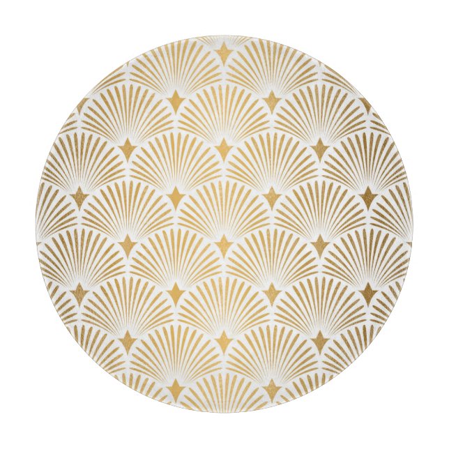 Art Deco: Guld-White Elegance. (Framsidan)