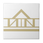 Art Deco Guld White Simple Geometric Gräns 02 Kakelplatta<br><div class="desc">Chic faux guld och white art deco stil enkel triangelformad geometrisk detalj för dekorativ keramisk bricka i gräns med linjer. Observera att guld i denna utformning är ett platt beige gult färg och inte ett egentligt guld färg eller folie. Chic och originalutformning, perfekt för modern vintage eller konsthändelse stil insida....</div>
