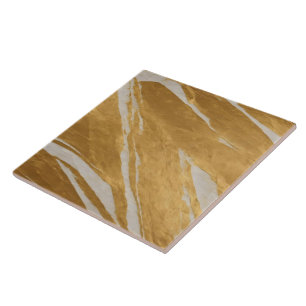 Art Deco Guld White Vintage Modern Collection Kakelplatta
