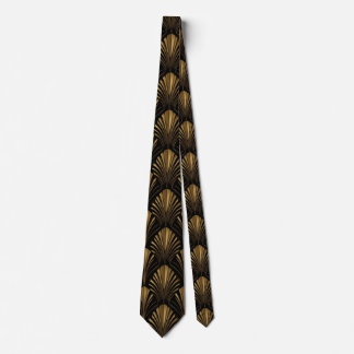Art Deco Guldmönster — Elegant Vintage Geometrisk Slips