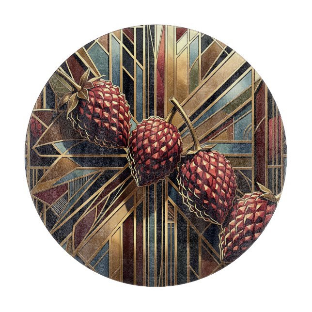 Art Deco Hallon Geometrisk Guld (Framsidan)
