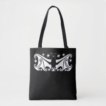 Art Deco Halloween som flyger Fladdermus Starry Na