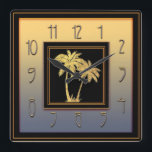 Art Deco Handflatan Square Fyrkantig Klocka<br><div class="desc">Jag skapat den här Art Deco Handflatan Wall Clock med hjälp av färg stilar och inslag som jag färgader. Jag kärlek resultatet. Den här väggklockan skulle se underbar ut på någons vägg. Den har en aning glamor om det. Siffrorna finns i deco stil. Skulle kostym vara en öppen eller sympatisk...</div>