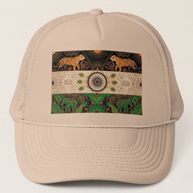 Art Deco Heritage Flag | India | Classic 1920s Keps (Framsida)