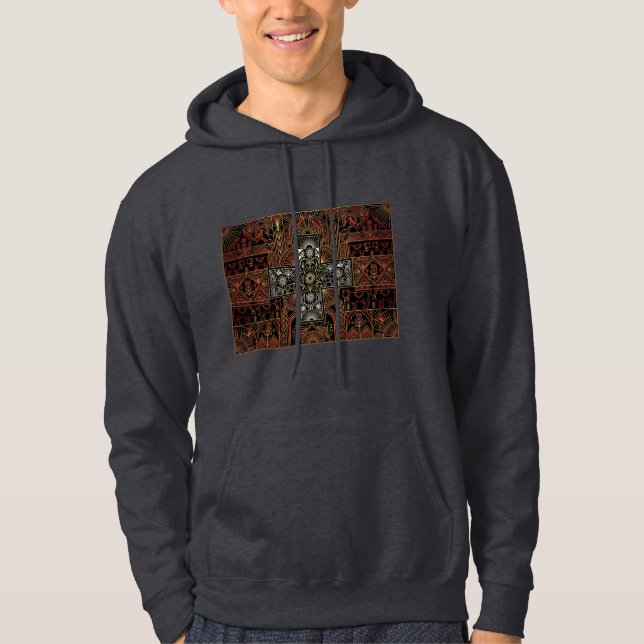 Art Deco Heritage Flag | Schweiz | 1920-talet Hoodie (Framsida)