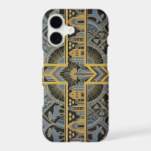 Art Deco Heritage Flag | Sweden | iPhone Case