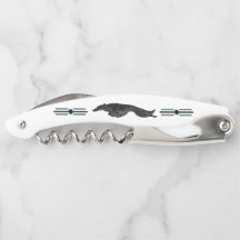 Art Deco Hoppande Borzoi Vinkorkskruv