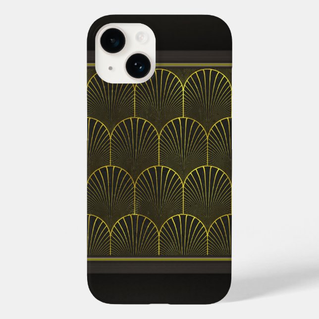 Art Deco i Guld och Black (Baksida)