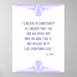 Art deco i samklang med kristna citat poster