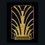 Art Deco-ikonen i Guld på Black Poster<br><div class="desc">Om du väljer att ladda ned poster Walgreen-butiken din hämtning i olika storlekar och i olika struktur på mycket bra pris. Ibland med rabatt. Ett tips från min amerikanska vän. Se onlinen "Digital Printing" (Digital Printing) i Storbritannien. Det här är min senaste poster, där jag har använt en Art Deco-ikon...</div>