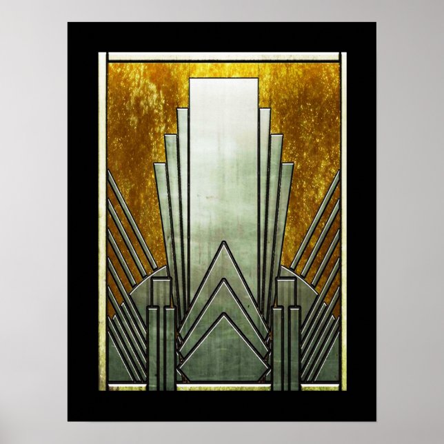 Art Deco-ikonen Poster. Poster (Framsidan)