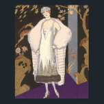 Art Deco Illustration italiensk Jacka och klänning Poster<br><div class="desc">Art Deco stil Illustration av George Barbier om en kvinna som modellerar en italiensk klänning och jackar. George Barbier 1882-1932 var en av 1900-talets underbara illustratörer för Fransken i tidigt. Han är välkänd för sina kommissioner att utforma teater och balettstumpar, att illustrera bokar och att ta fram åskådningar i mode....</div>