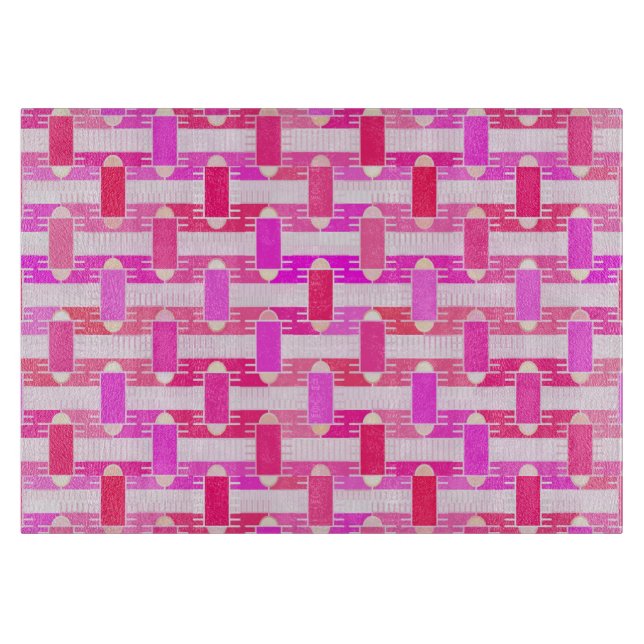 Art Deco industriell chic - rosa, fuchsia, orkidé (Framsidan)