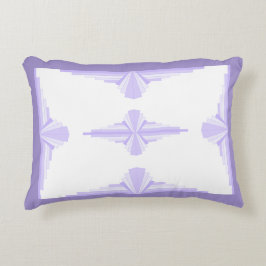 Art deco inslag i lilac & lila prydnadskudde