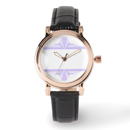 Art deco inslag i lilac & lila Watch Armbandsur