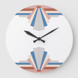 Art deco inslag i ro guld, blå och grått03 stor klocka