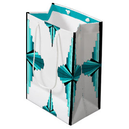 Art deco inslag i teal grönt