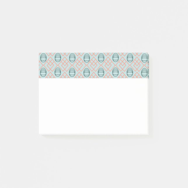 Art Deco Inslag Post-it Block (Framsida)