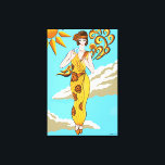 Art Deco Inslag-unika Deco-Poster Canvastryck<br><div class="desc">En unik Art Deco stil poster hand som ursprungligen målades upp av Emma Barn</div>