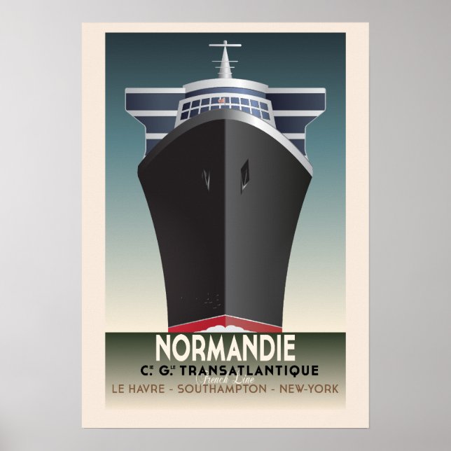 Art Deco Inspired Cruise Poster (Framsidan)
