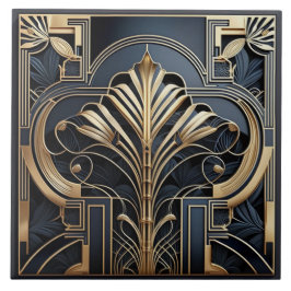 Art Deco-inspirerade keramiska plattor Kakelplatta