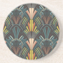 Art Deco-inspirerade underlägg