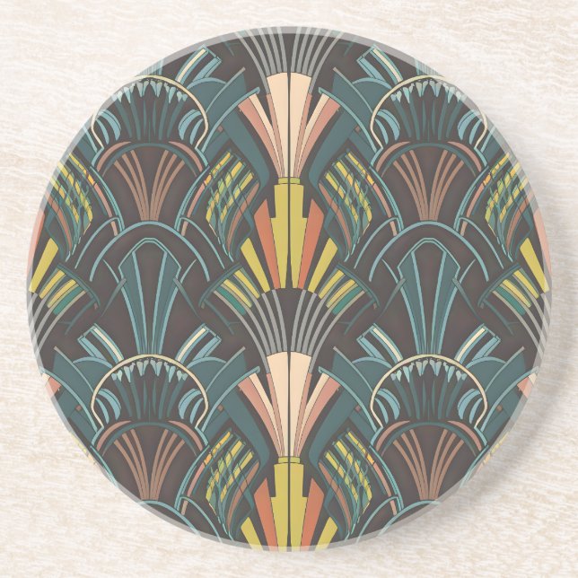 Art Deco-inspirerade underlägg (Framsidan)